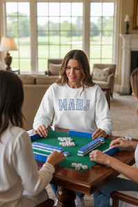 Load image into Gallery viewer, MAHJ Blue Sweatshirt